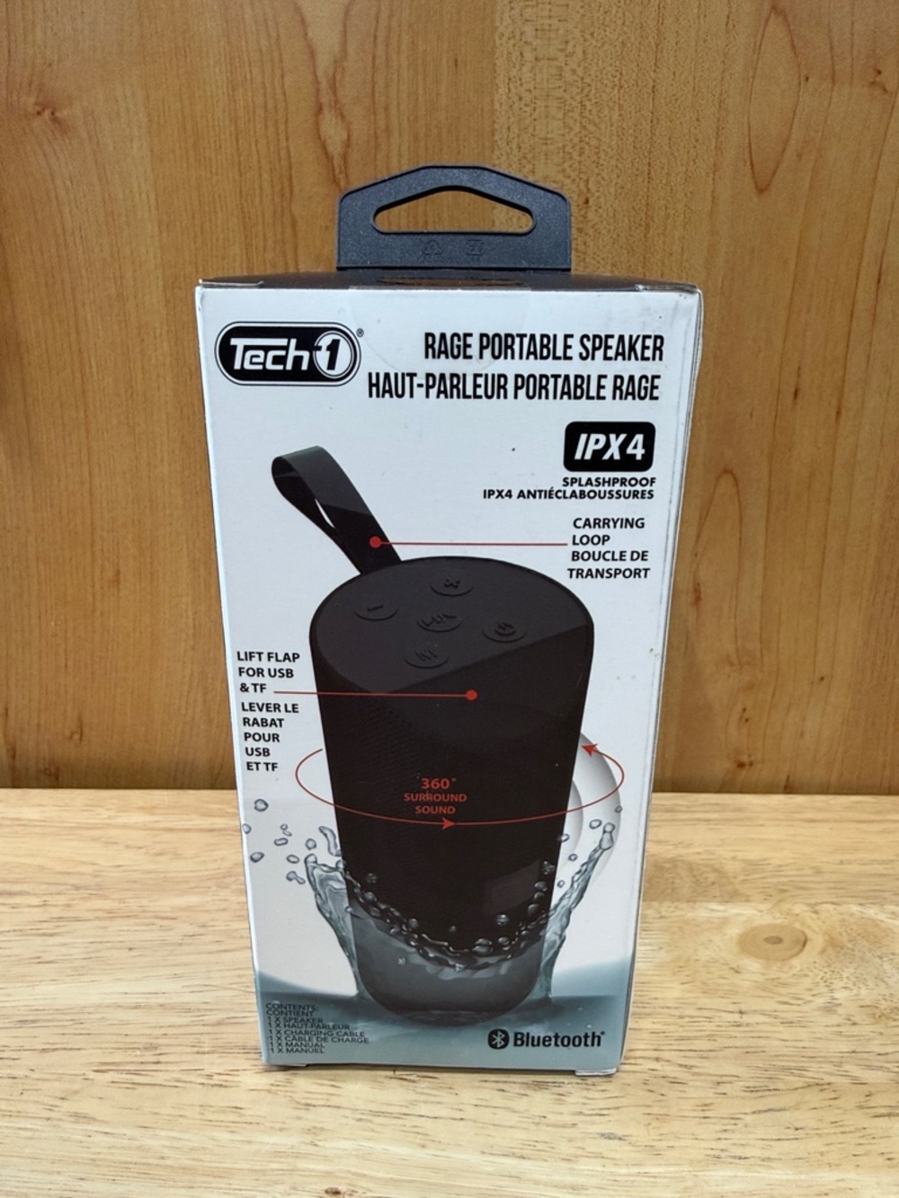 tech 1 Rage Bluetooth Portable Speaker - Black